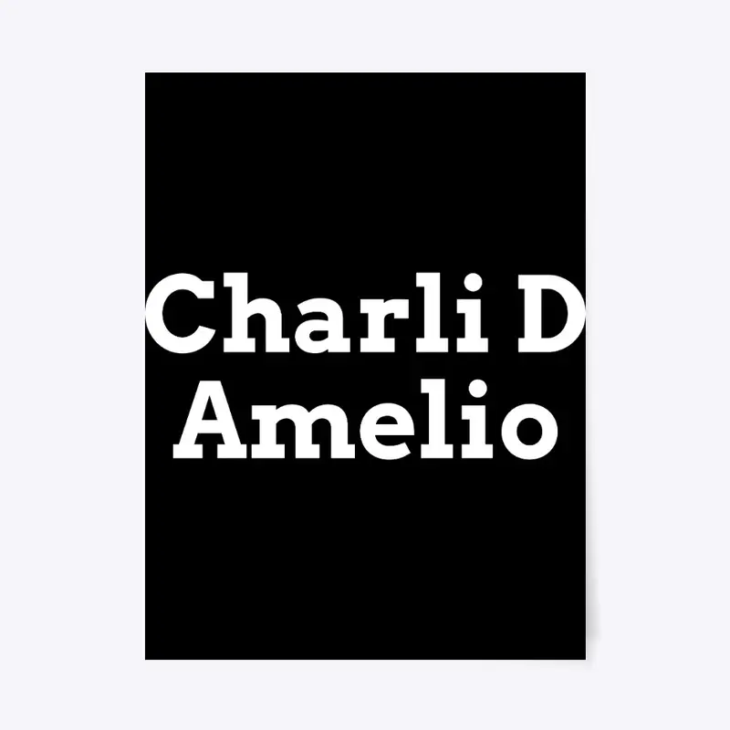 Charli D Amelio Merch Logo